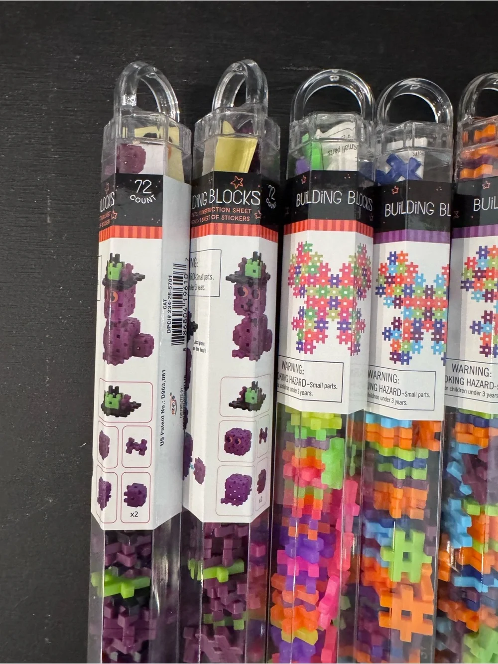 LOT OF 6 Target Bullseye Mini Hashtag Building Blocks NEW Butterfly Cat Hallowee